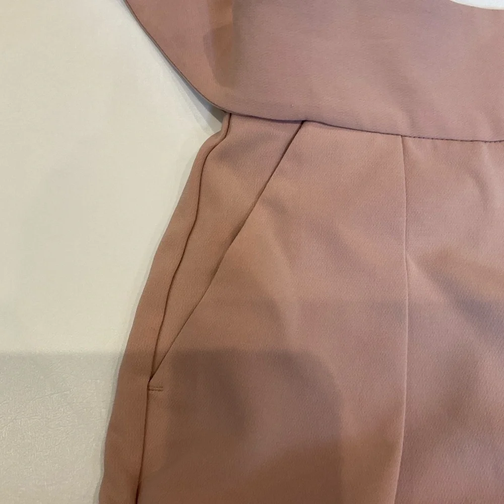 ARITZIA Wilfred Feuille  Wrap Belted Pleated Pants in Blush Size 4